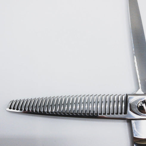 新品未使用【内海ウツミUTSUMI】SL13 メガネ シザー セニング 美容ハサミ すきばさみ 美容師 理容師 約13% 右利き 6インチ 中古 sc2591