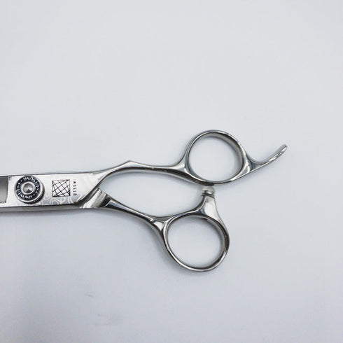 新品未使用【内海ウツミUTSUMI】ダマスカスU-MIX MX170/40 シザー オフセット 理容 美容ハサミ 美容師 理容師 右利き 7インチ 中古 sc2358