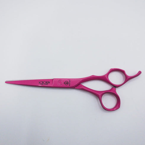 【ミズタニシザーズ ミズタニシザーMIZUTANI SCISSORS】SCHOREM MASTER PINK FLAMINGOⅡピンクフラミンゴ2 シザー オフセット 理容 美容ハサミ 美容師 理容師 右利き 6インチ 中古 sc523