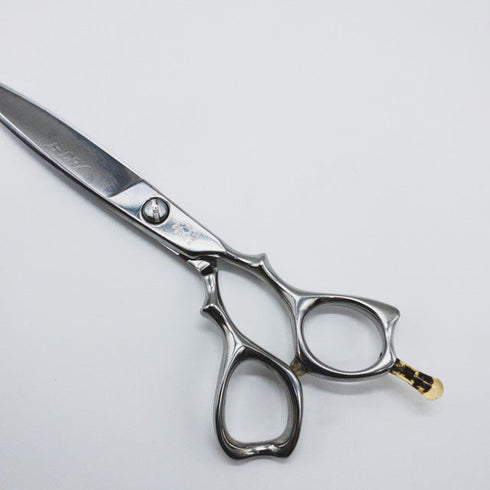 【ヒカリシザーズHIKARI光シザーHIKARI SCISSORS】B-DRY COSMOS164 ドライカット シザー オフセット 理容 美容ハサミ 美容師 理容師 右利き 6.1インチ 中古 sc537