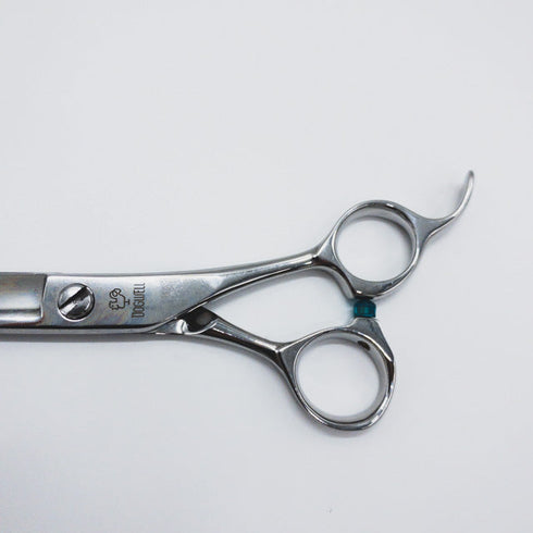 【ドッグウェルDOGWELL】DKA-69 トリミングシザー オフセット 右利き トリマー ペット 6.9インチ 中古 sc552