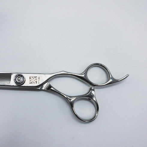 新品未使用【内海ウツミUTSUMI】MX165/40 ダマスカス シザー オフセット 理容 美容ハサミ 美容師 理容師 右利き 6.5インチ 中古 sc2459