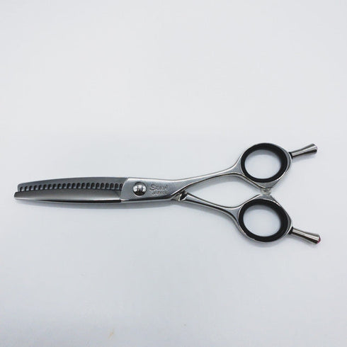 美品【三和技研SANWA SGK】JFS-T22 メガネ シザー セニング 美容ハサミ すきばさみ 美容師 理容師 約10~20% 右利き 5.8インチ 中古 sc568
