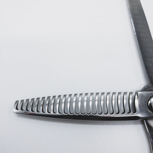 美品【三和技研SANWA SGK】JFS-T22 メガネ シザー セニング 美容ハサミ すきばさみ 美容師 理容師 約10~20% 右利き 5.8インチ 中古 sc568