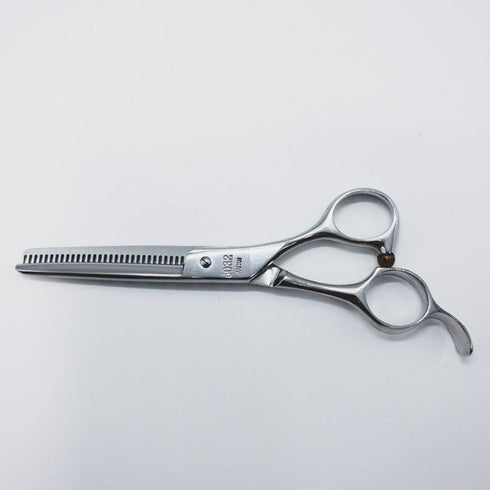 【ヒカリシザーズHIKARI光シザーHIKARI SCISSORS】6032 オフセット シザー セニング 美容ハサミ すきばさみ 美容師 理容師 約40% 右利き 6インチ 中古 sc596