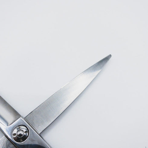 【メーカー不明】ss20 0032 笹刃スライドシザー メガネ理容 美容ハサミ 右利き 6インチ 中古 sc61