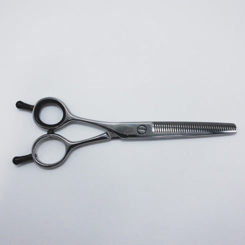 【ヒカリシザーズHIKARI光シザーHIKARI SCISSORS】LT-37 メガネ シザー セニング 美容ハサミ すきばさみ 美容師 理容師 約25% 左利き 5.75インチ 中古 sc614