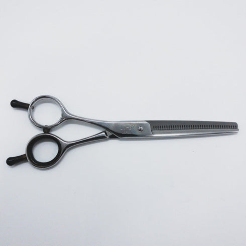 【ヒカリシザーズHIKARI光シザーHIKARI SCISSORS】LT-37 メガネ シザー セニング 美容ハサミ すきばさみ 美容師 理容師 約25% 左利き 5.75インチ 中古 sc614