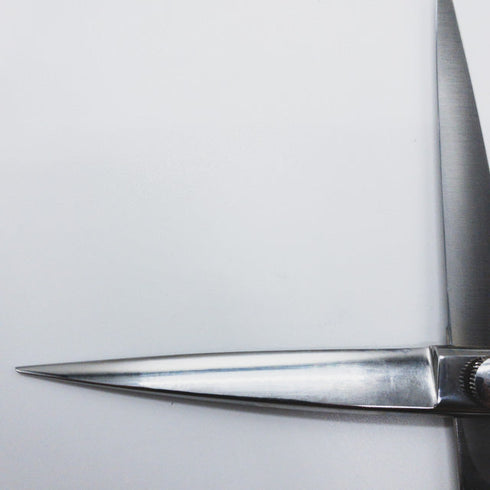 【ミズタニシザーズ ミズタニシザーMIZUTANI SCISSORS】SOLID シザー オフセット 理容 美容ハサミ 美容師 理容師 右利き 7インチ 中古 sc629
