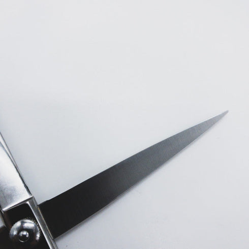 【ミズタニシザーズ ミズタニシザーMIZUTANI SCISSORS】SOLID シザー オフセット 理容 美容ハサミ 美容師 理容師 右利き 7インチ 中古 sc629
