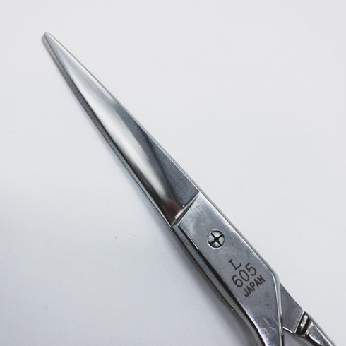 【ヒカリシザーズHIKARI光シザーHIKARI SCISSORS】L605 シザー オフセット 理容 美容ハサミ 美容師 理容師 左利き 6インチ 中古 sc631