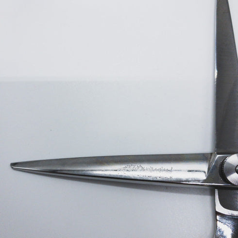 【ヒカリシザーズHIKARI光シザーHIKARI SCISSORS】BLAZE572 シザー オフセット 理容 美容ハサミ 美容師 理容師 右利き 6インチ 中古 sc633