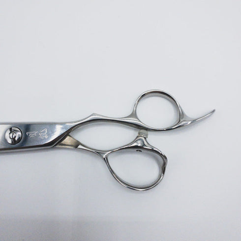 【フライングシザーズFLYING SCISSORS】TS-28月読ツクヨミ オフセット シザー セニング 美容ハサミ すきばさみ 美容師 理容師 約20~30% 右利き 6インチ 中古 sc64