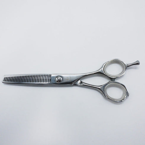 【ミズタニシザーズ ミズタニシザーMIZUTANI SCISSORS】Pixy THINNING 30ピクシー メガネ シザー セニング 美容ハサミ すきばさみ 美容師 理容師 約20~25% 右利き 6インチ 中古 sc641
