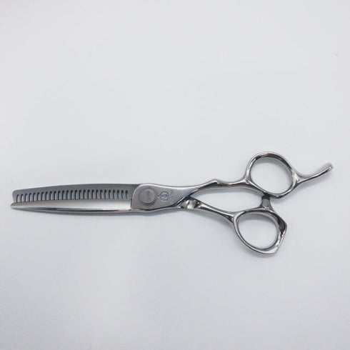 【ミズタニシザーズ ミズタニシザーMIZUTANI SCISSORS】CROSSOVER 225 USUBAウスバ逆刃 オフセット シザー セニング 美容ハサミ すきばさみ 美容師 理容師 約20~25% 右利き 5.8インチ 中古 sc648