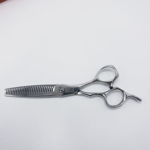 【ミズタニシザーズ ミズタニシザーMIZUTANI SCISSORS】CROSSOVER 225 USUBAウスバ逆刃 オフセット シザー セニング 美容ハサミ すきばさみ 美容師 理容師 約20~25% 右利き 5.8インチ 中古 sc648
