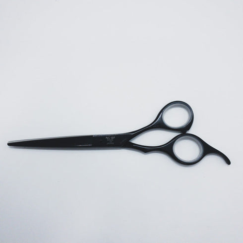 美品【ジョーウェルJOEWELL】ニューコバルトNC-6F シザー オフセット 理容 美容ハサミ 美容師 理容師 右利き 6インチ 中古 sc651