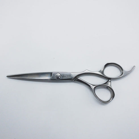 美品【ヴィンチェーレVincere】SP55S特殊粉末鋼 シザー オフセット 理容 美容ハサミ 美容師 理容師 右利き 5.5インチ 中古 sc653