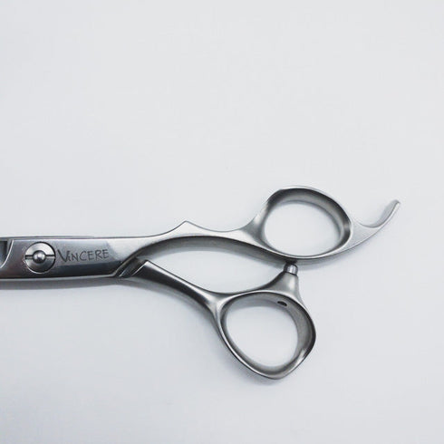 美品【ヴィンチェーレVincere】SP55S特殊粉末鋼 シザー オフセット 理容 美容ハサミ 美容師 理容師 右利き 5.5インチ 中古 sc653