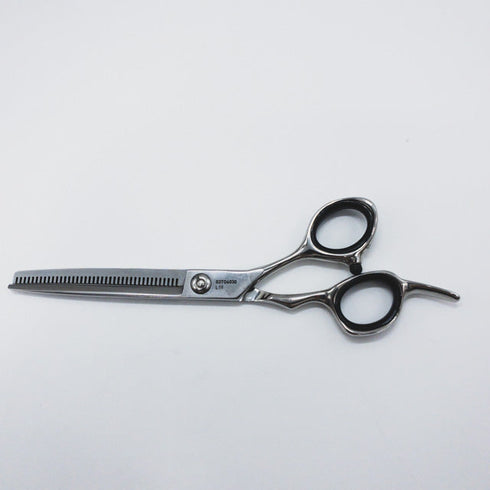 美品【KAI SALONSELECT 貝印】03TO6030 オフセット シザー セニング 美容ハサミ すきばさみ 美容師 理容師 約30% 右利き 6インチ 中古 sc660