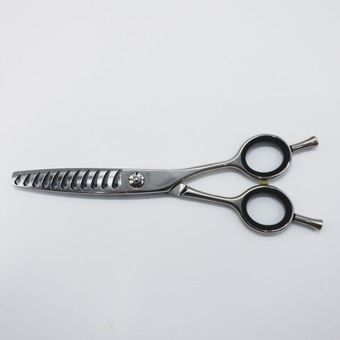 美品【addictアディクト】 メガネ シザー セニング 美容ハサミ すきばさみ 美容師 理容師 約40% 右利き 6インチ 中古 sc661