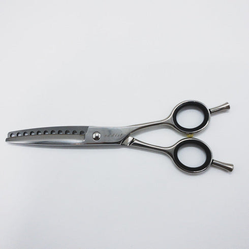 美品【addictアディクト】 メガネ シザー セニング 美容ハサミ すきばさみ 美容師 理容師 約40% 右利き 6インチ 中古 sc661