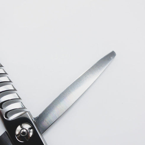 美品【addictアディクト】 メガネ シザー セニング 美容ハサミ すきばさみ 美容師 理容師 約40% 右利き 6インチ 中古 sc661