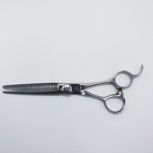 【ナルトシザーズ ナルトシザーNARUTO SCISSORS】 オフセット シザー セニング 美容ハサミ すきばさみ 美容師 理容師 約% 右利き 6インチ 中古 sc664
