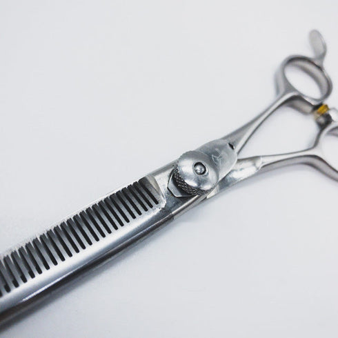 【ナルトシザーズ ナルトシザーNARUTO SCISSORS】 オフセット シザー セニング 美容ハサミ すきばさみ 美容師 理容師 約% 右利き 6インチ 中古 sc664