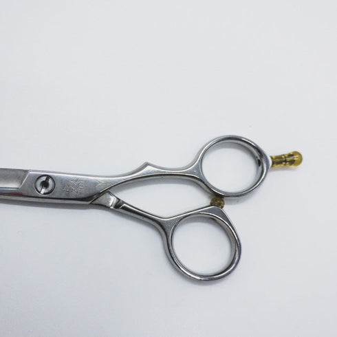 【ヒカリシザーズHIKARI光シザーHIKARI SCISSORS】E-2 シザー オフセット 理容 美容ハサミ 美容師 理容師 右利き 5.3インチ 中古 sc665
