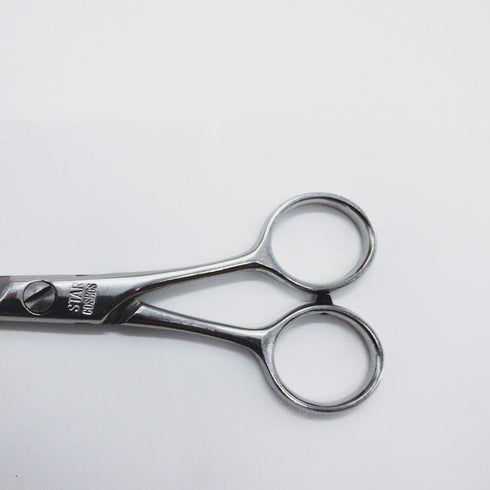 【ヒカリシザーズHIKARI光シザーHIKARI SCISSORS】STAR COSMOS102 シザー メガネ 理容 美容ハサミ 美容師 理容師 右利き 5インチ 中古 sc677