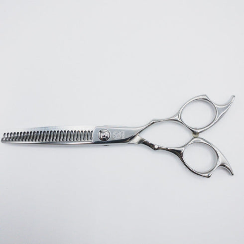 【フライングシザーズFLYING SCISSORS】スサノオウ凄ノ王SU3in1 メガネ シザー セニング 美容ハサミ すきばさみ 美容師 理容師 約20~30% 右利き 6.1インチ 中古 sc68