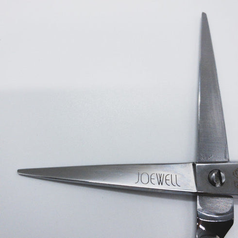 【ジョーウェルJOEWELL】55 シザー メガネ 理容 美容ハサミ 美容師 理容師 右利き 5.5インチ 中古 sc683