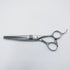 【ミズタニシザーズ ミズタニシザーMIZUTANI SCISSORS】BLACK-SMITH オフセット シザー セニング 美容ハサミ すきばさみ 美容師 理容師 約10~20% 右利き 6インチ 中古 sc701
