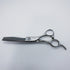 【ミズタニシザーズ ミズタニシザーMIZUTANI SCISSORS】BLACK-SMITH オフセット シザー セニング 美容ハサミ すきばさみ 美容師 理容師 約10~20% 右利き 6インチ 中古 sc701