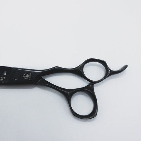 【ミズタニシザーズ ミズタニシザーMIZUTANI SCISSORS】SCHOREM MASTER 12シュコーラムマスター オフセット シザー セニング 美容ハサミ すきばさみ 美容師 理容師 約35~45% 右利き 6インチ 中古 sc705