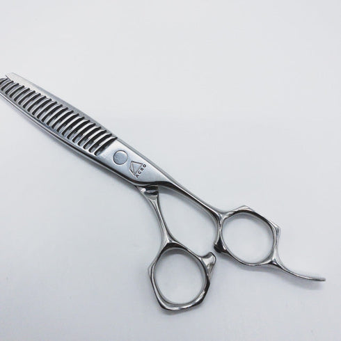 【ミズタニシザーズ ミズタニシザーMIZUTANI SCISSORS】Acroleaf WIDE K-15アクロリーフワイド オフセット シザー セニング 美容ハサミ すきばさみ 美容師 理容師 約5~15% 右利き 5.8インチ 中古 sc708