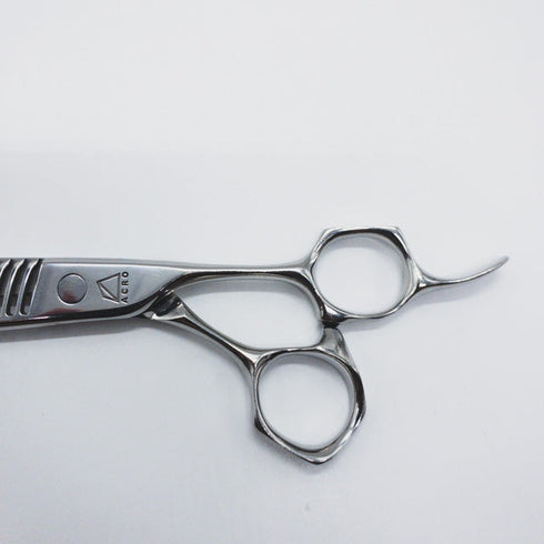 【ミズタニシザーズ ミズタニシザーMIZUTANI SCISSORS】Acroleaf WIDE K-15アクロリーフワイド オフセット シザー セニング 美容ハサミ すきばさみ 美容師 理容師 約5~15% 右利き 5.8インチ 中古 sc708