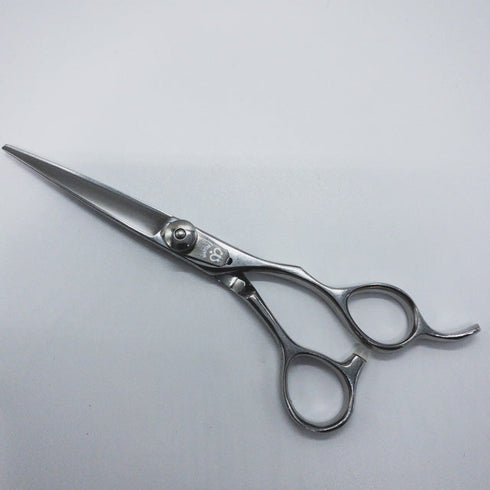 【マユミシザーMAYUMI】LM-60 シザー オフセット 理容 美容ハサミ 美容師 理容師 右利き 6インチ 中古 sc709