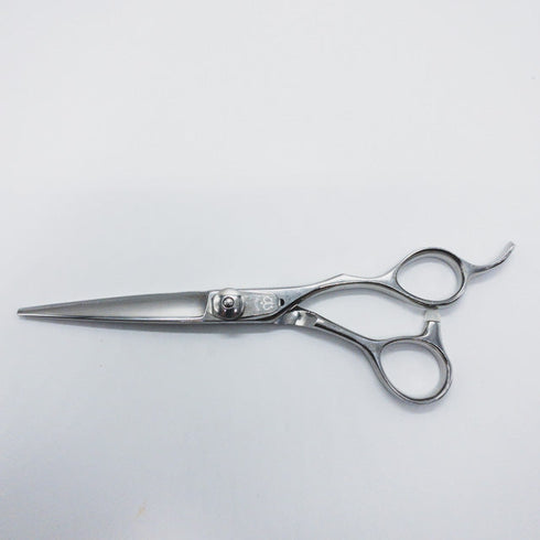 【マユミシザーMAYUMI】LM-60 シザー オフセット 理容 美容ハサミ 美容師 理容師 右利き 6インチ 中古 sc709