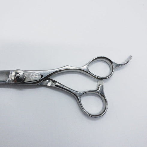 【マユミシザーMAYUMI】LM-60 シザー オフセット 理容 美容ハサミ 美容師 理容師 右利き 6インチ 中古 sc709