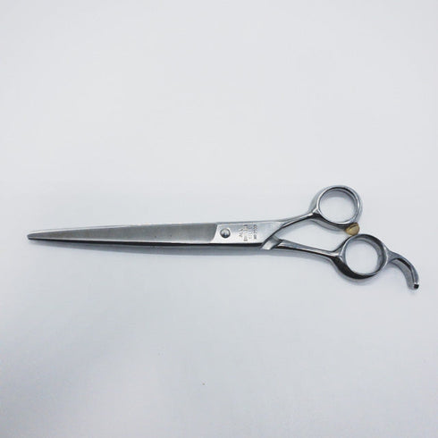 【菊王冠KIKU-OHKAN】No.2500 トリミングシザー オフセット 右利き トリマー ペット 7インチ 中古 sc712