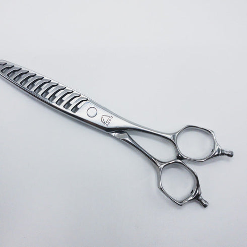 【ミズタニシザーズ ミズタニシザーMIZUTANI SCISSORS】Acroleaf WIDE M-50 メガネ シザー セニング 美容ハサミ すきばさみ 美容師 理容師 約40~50% 右利き 5.8インチ 中古 sc714