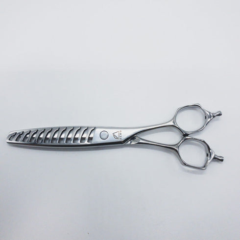 【ミズタニシザーズ ミズタニシザーMIZUTANI SCISSORS】Acroleaf WIDE M-50 メガネ シザー セニング 美容ハサミ すきばさみ 美容師 理容師 約40~50% 右利き 5.8インチ 中古 sc714