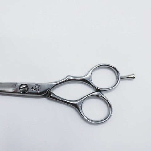 【ヒカリシザーズHIKARI光シザーHIKARI SCISSORS】E-2 シザー オフセット 理容 美容ハサミ 美容師 理容師 右利き 5.3インチ 中古 sc732