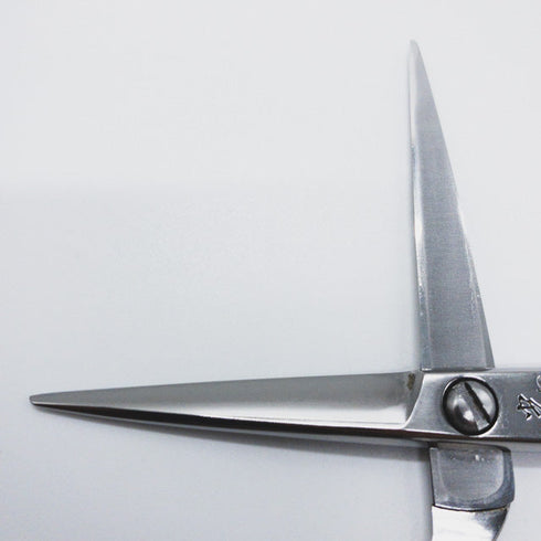 【ヒカリシザーズHIKARI光シザーHIKARI SCISSORS】E-2 シザー オフセット 理容 美容ハサミ 美容師 理容師 右利き 5.3インチ 中古 sc732