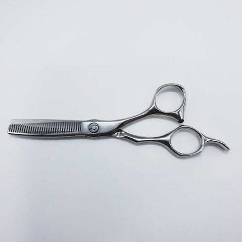 【ミズタニシザーズ ミズタニシザーMIZUTANI SCISSORS】SCHOREM MASTER33 シュコーラムマスター オフセット シザー セニング 美容ハサミ すきばさみ 美容師 理容師 約25~30% 右利き 5.8インチ 中古 sc733