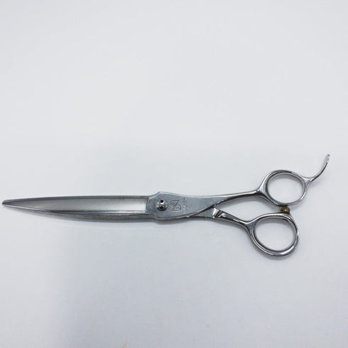 【トギノンTOGINON】シリウスタフ シャークエッジ シザー オフセット 理容 美容ハサミ 美容師 理容師 右利き 7インチ 中古 sc739