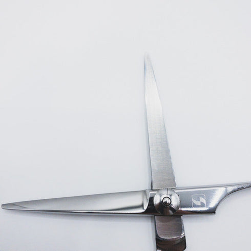 美品【SUCCEEDサクシード】CUT.L 6.0シザー 理容 美容はさみ6インチ 中古 sc74