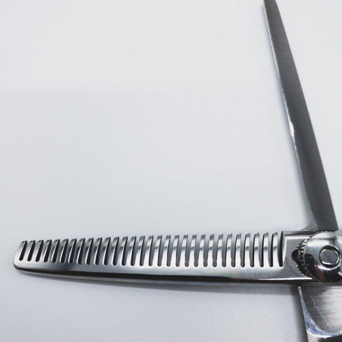 【ミズタニシザーズ ミズタニシザーMIZUTANI SCISSORS】Fit THINNING 30 オフセット シザー セニング 美容ハサミ すきばさみ 美容師 理容師 約30% 右利き 5.7インチ 中古 sc746